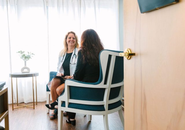 Dr. Duffy Consult Room with Patient Pic Dr. Duffy Consult Room with Patient Pic